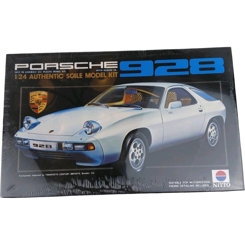 Nitto Kagaku Porsche 928 Model Kit Sealed Vtg Limited Edition